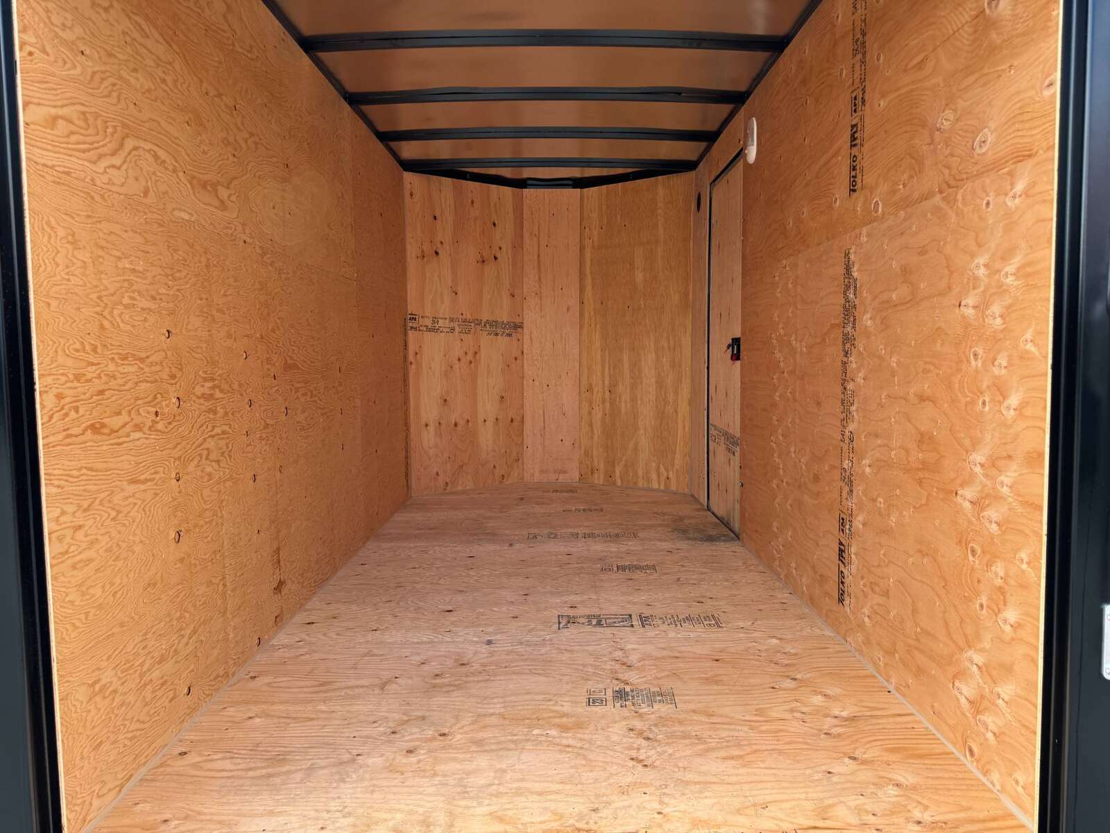 Photo of 2025 Royal Cargo 6x12 V Nose Cargo / Enclosed Trailer Ramp Door Black Tandem Axle 7700lb GVW