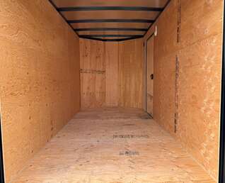 Thumbnail Photo of 2025 Royal Cargo 6x12 V Nose Cargo / Enclosed Trailer Ramp Door Black Tandem Axle 7700lb GVW