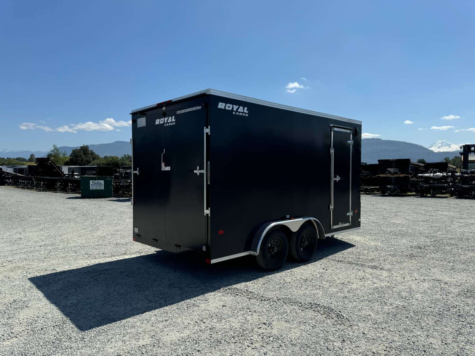 Photo of 2025 Royal 7.5X14 Cargo / Enclosed Trailer RAMP DOOR EXTRA HEIGHT 7700LB GVW Black