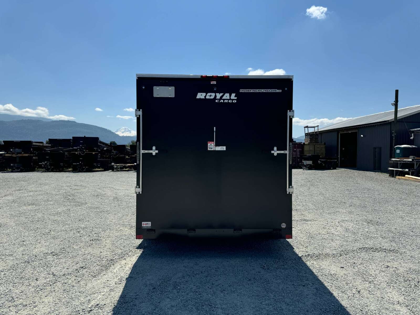 Photo of 2025 Royal 7.5X14 Cargo / Enclosed Trailer RAMP DOOR EXTRA HEIGHT 7700LB GVW Black