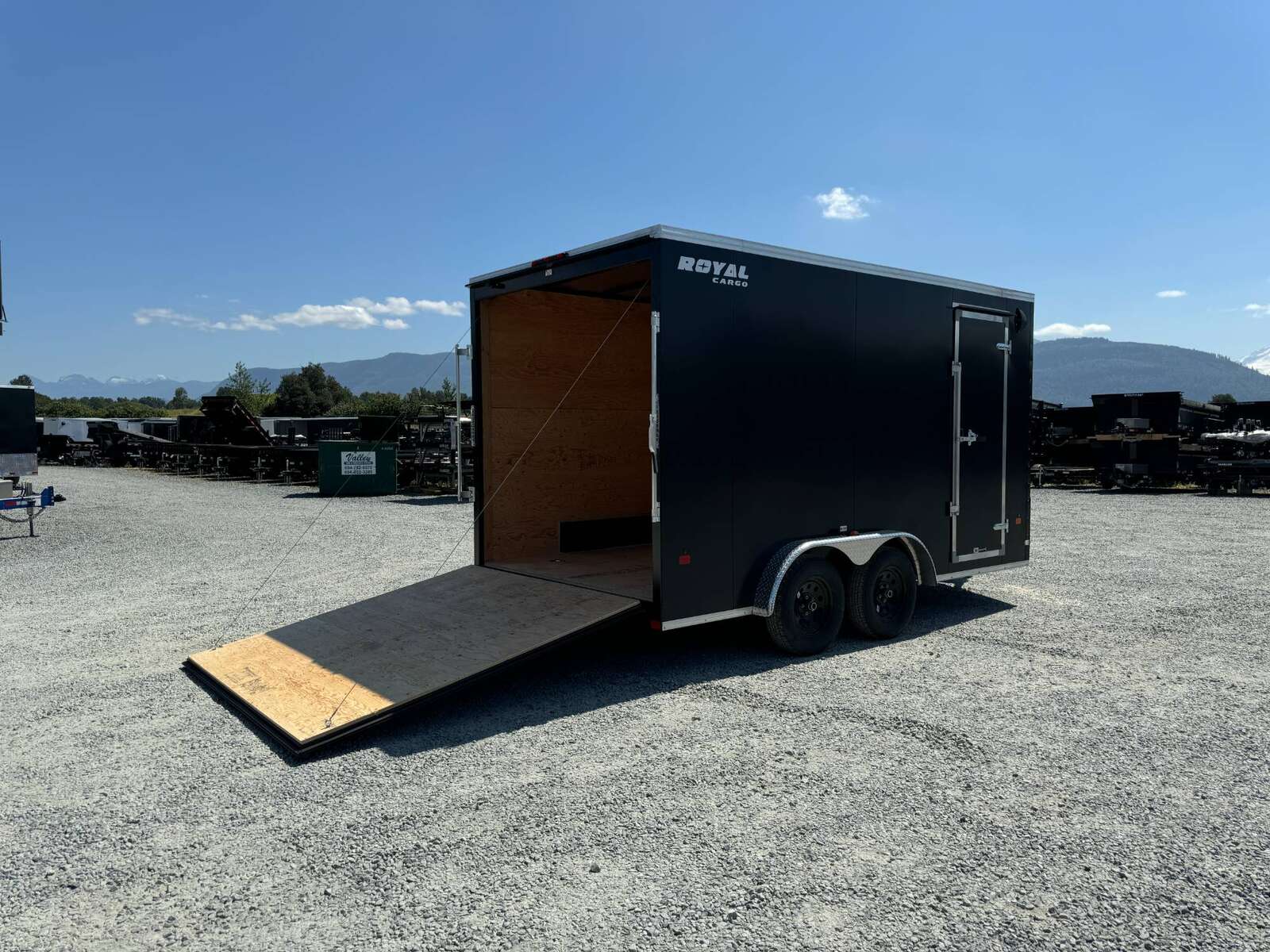 Photo of 2025 Royal 7.5X14 Cargo / Enclosed Trailer RAMP DOOR EXTRA HEIGHT 7700LB GVW Black