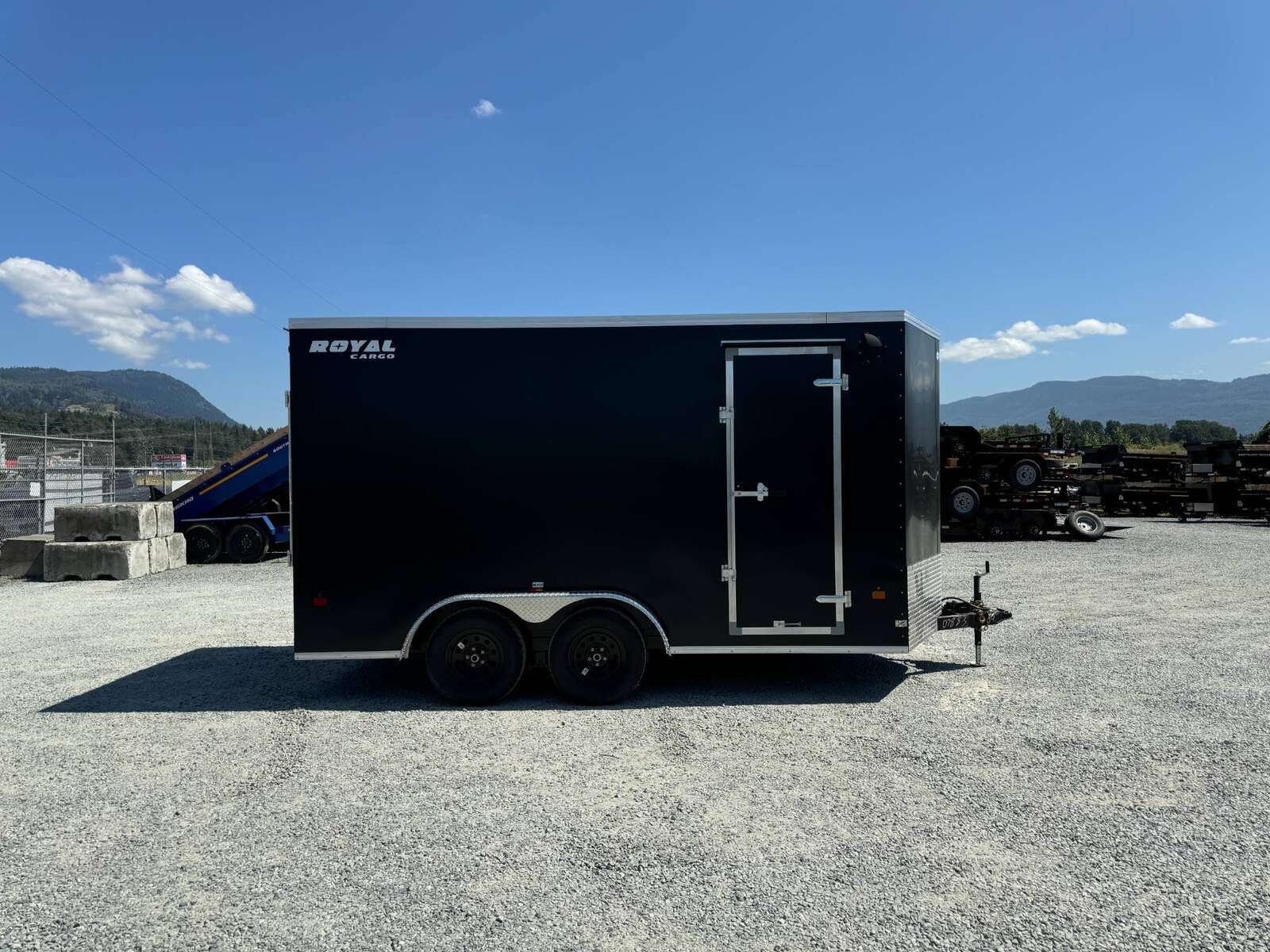 Photo of 2025 Royal 7.5X14 Cargo / Enclosed Trailer RAMP DOOR EXTRA HEIGHT 7700LB GVW Black