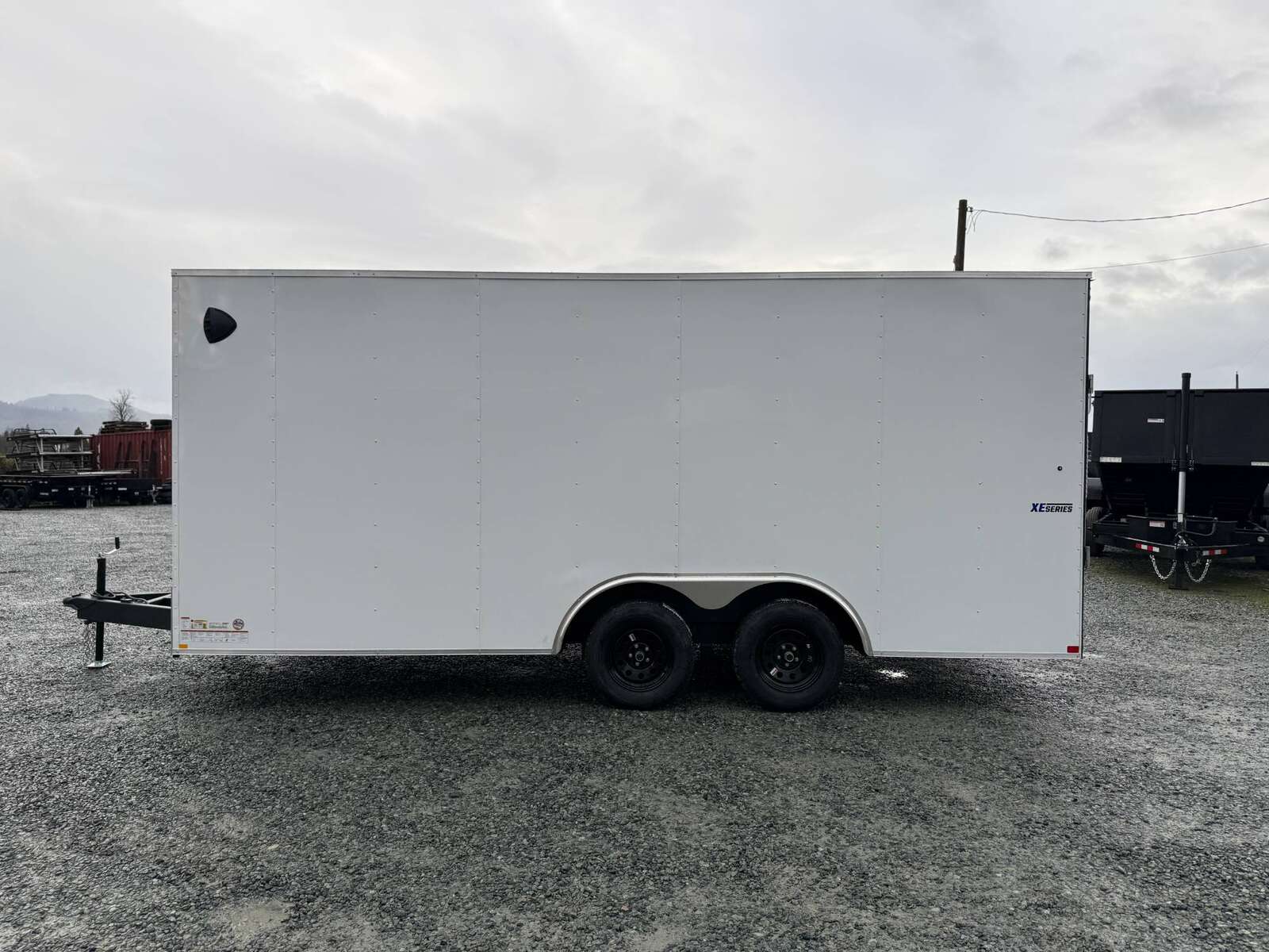 Photo of 2025 Mirage XE 8.5x18 Cargo Enclosed Trailer Ramp Door Extra Height White 7000lb GVW