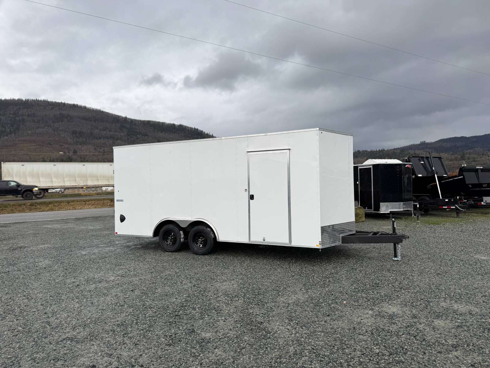 Photo of 2025 Mirage XE 8.5x18 Cargo Enclosed Trailer Ramp Door Extra Height White 7000lb GVW