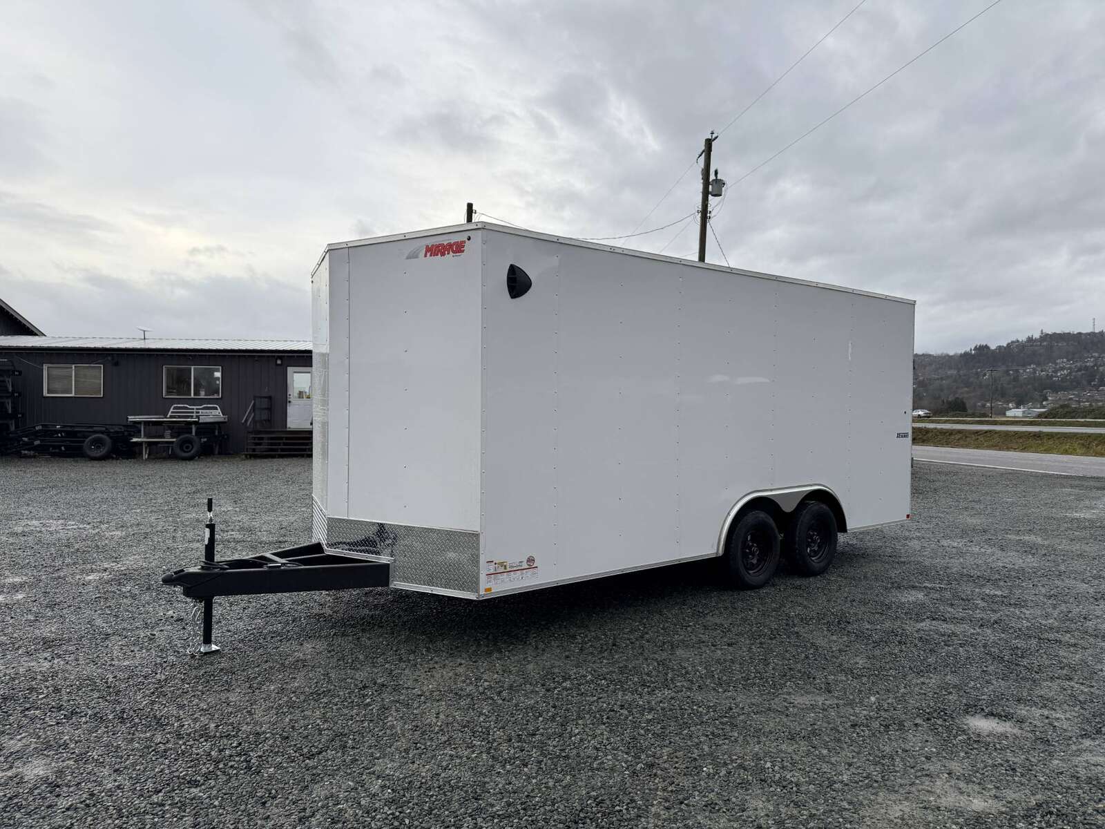 Photo of 2025 Mirage XE 8.5x18 Cargo Enclosed Trailer Ramp Door Extra Height White 7000lb GVW