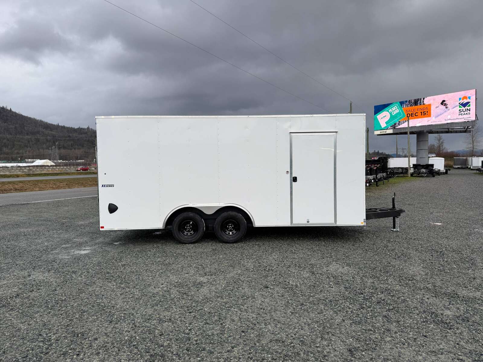 Photo of 2025 Mirage XE 8.5x18 Cargo Enclosed Trailer Ramp Door Extra Height White 7000lb GVW