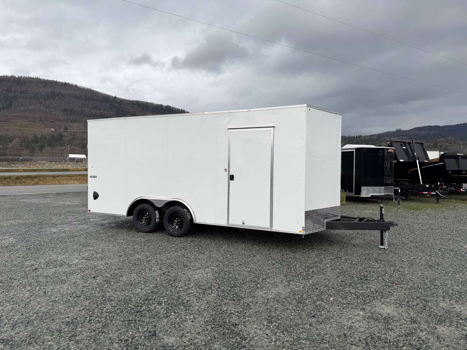 Photo of 2025 Mirage XE 8.5x18 Cargo Enclosed Trailer Ramp Door Extra Height White 7000lb GVW