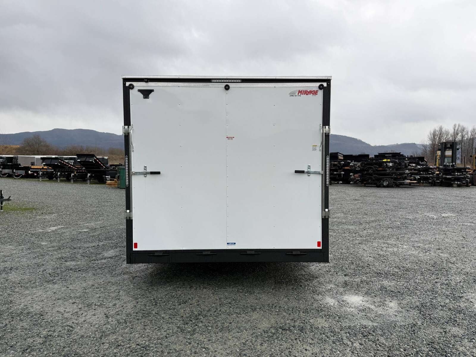 Photo of 2025 Mirage XE 8.5x18 Cargo Enclosed Trailer Ramp Door Extra Height White 7000lb GVW