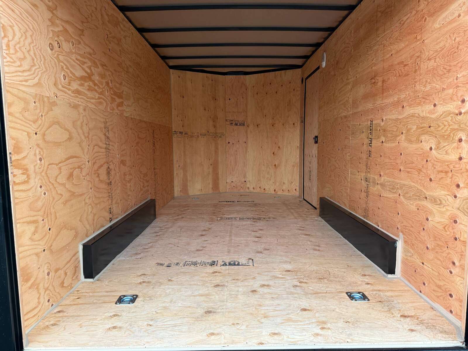 Photo of 2025 Royal Cargo 7.5x14 BLACKOUT Pkg Enclosed Cargo Trailer w/ Ramp Door Extra Height 7700lb GVW