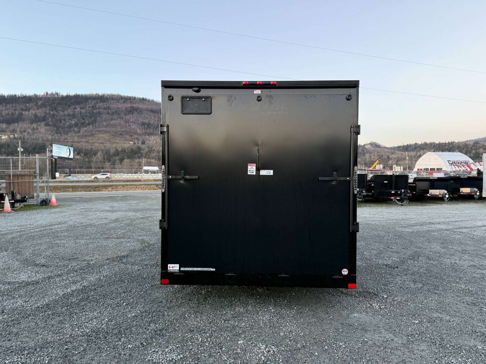 Photo of 2025 Royal Cargo 7.5x14 BLACKOUT Pkg Enclosed Cargo Trailer w/ Ramp Door Extra Height 7700lb GVW