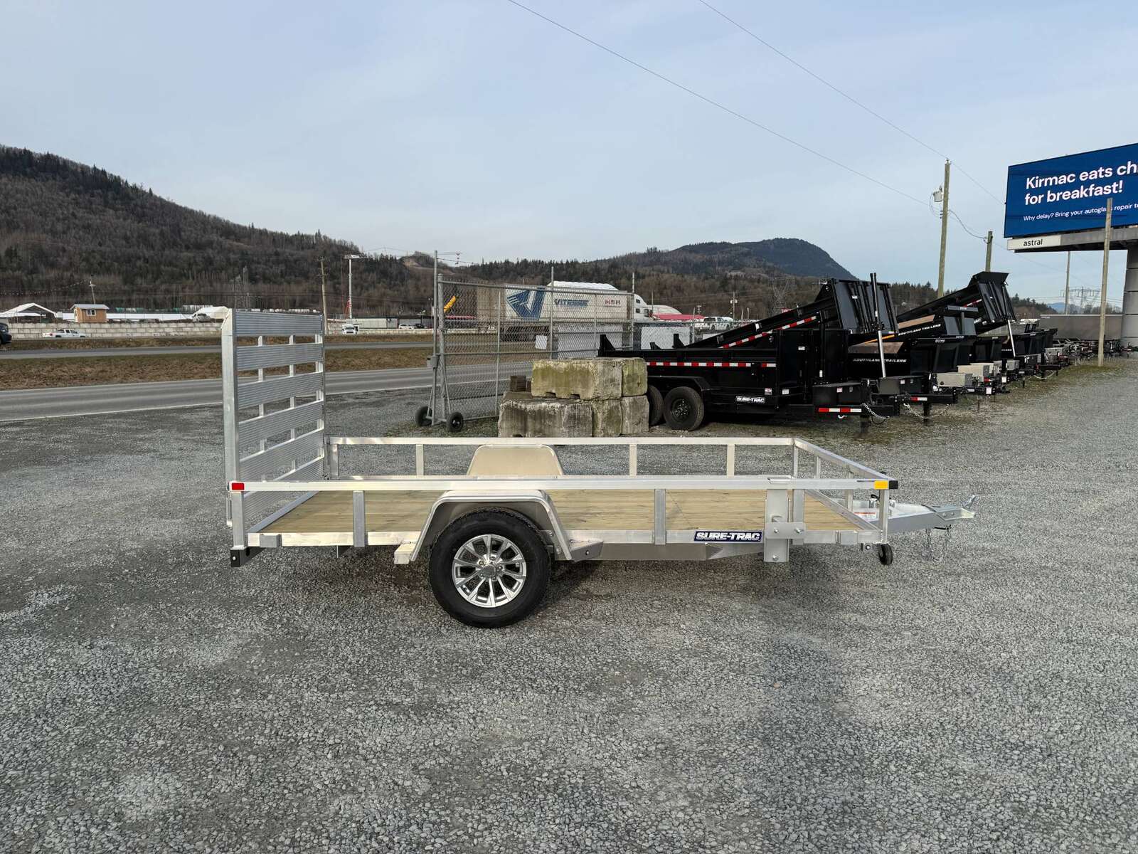 Photo of 2025 Suretrac 6x12 Aluminum Utility Trailer w/ Ramp Gate 2990lb GVW