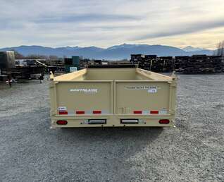 Thumbnail Photo of 2025 Southland 7x14 Dump Trailer 15,400lbs GVW with Tarp And Ramps SANDSTONE (SL714-14K)