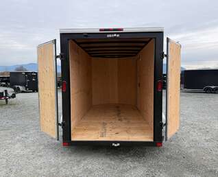 Thumbnail Photo of 2025 Royal Cargo 6x12 Enclosed Trailer Tandem Axle Rear Barn Doors White 7700lbs GVW