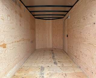 Thumbnail Photo of 2025 Royal Cargo 6x12 Enclosed Trailer Tandem Axle Rear Barn Doors White 7700lbs GVW