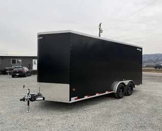 Thumbnail Photo of 2025 Royal 7.5x18 Cargo Enclosed Trailer Heavy Duty 11400lb GVW w/ Ramp Door Black