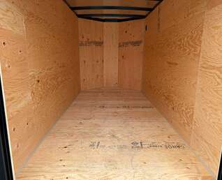 Thumbnail Photo of 2025 Royal Cargo 5x10 Enclosed Cargo Trailer V Nose Black Ramp Door