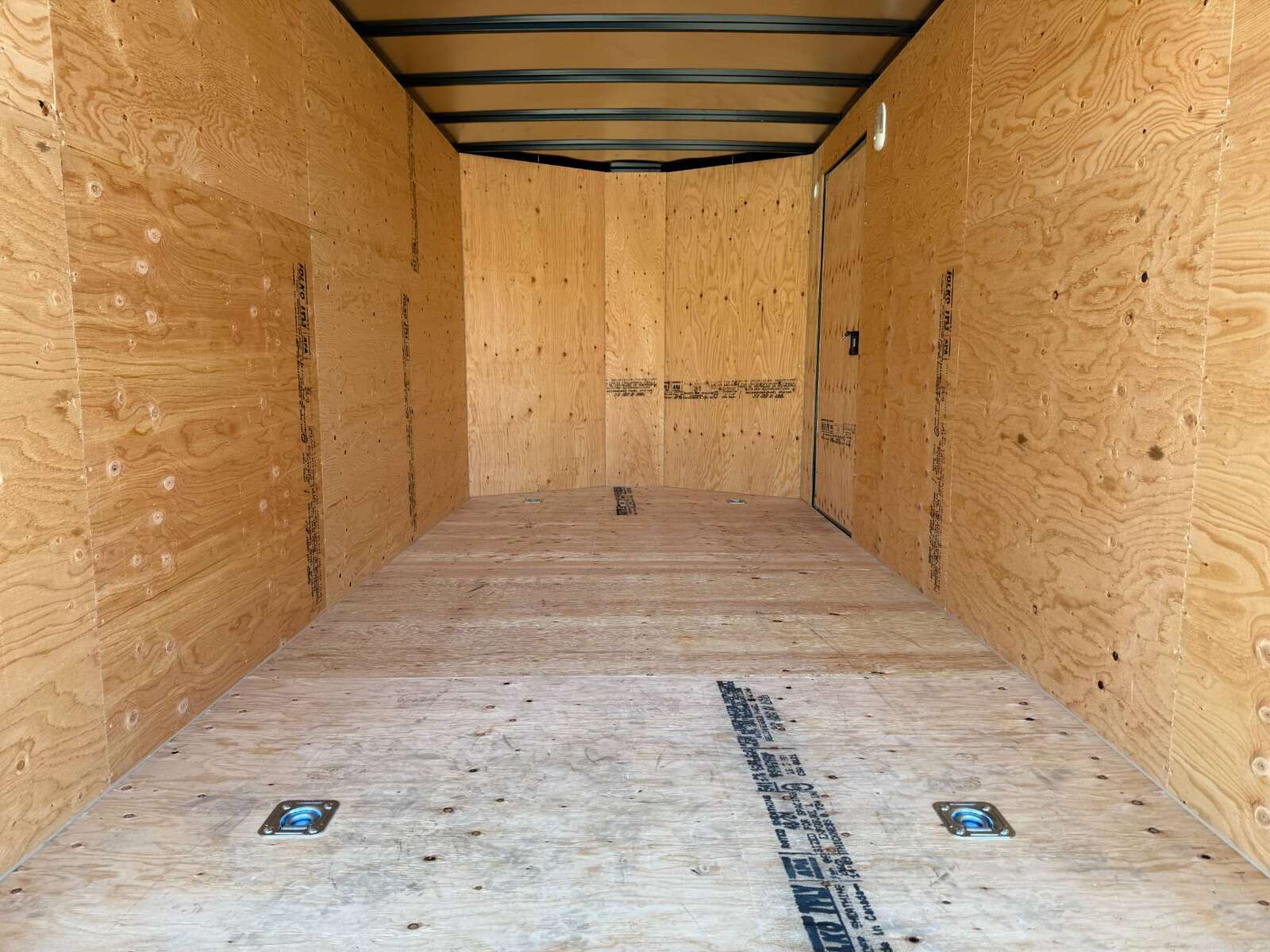 Photo of 2025 Royal Cargo 7X14 V Nose 7700LB GVW RAMP DOOR White Enclosed Cargo Trailer 78in Height