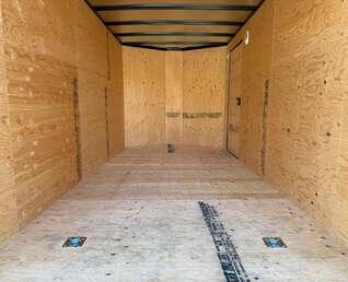 Thumbnail Photo of 2025 Royal Cargo 7X14 V Nose 7700LB GVW RAMP DOOR White Enclosed Cargo Trailer 78in Height