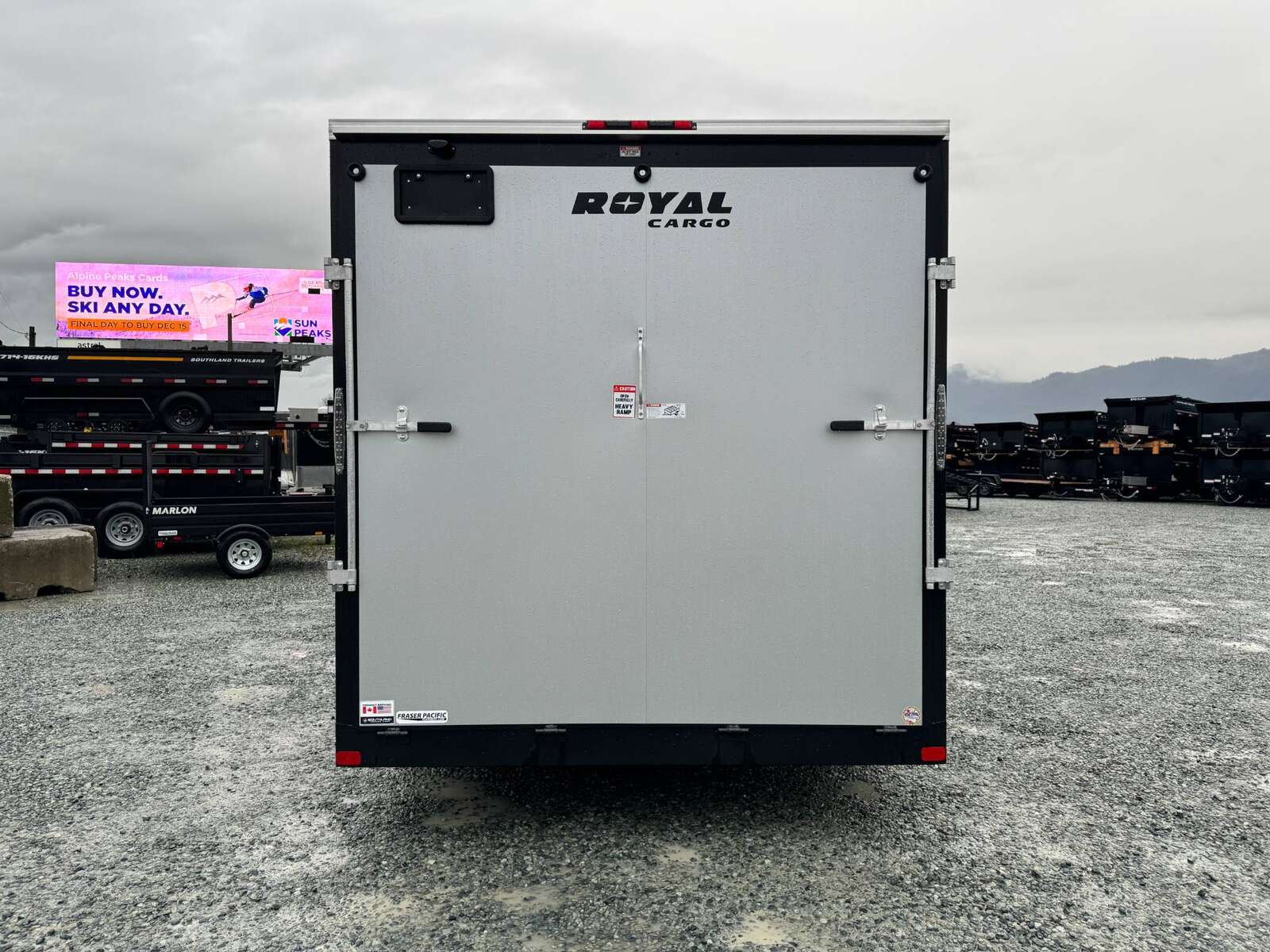 Photo of 2025 Royal Cargo 7.5X16 V-NOSE RAMP DOOR EXTRA HEIGHT Cargo / Enclosed Trailer Silver 7700lb GVW