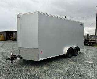 Thumbnail Photo of 2025 Royal Cargo 7.5X16 V-NOSE RAMP DOOR EXTRA HEIGHT Cargo / Enclosed Trailer Silver 7700lb GVW