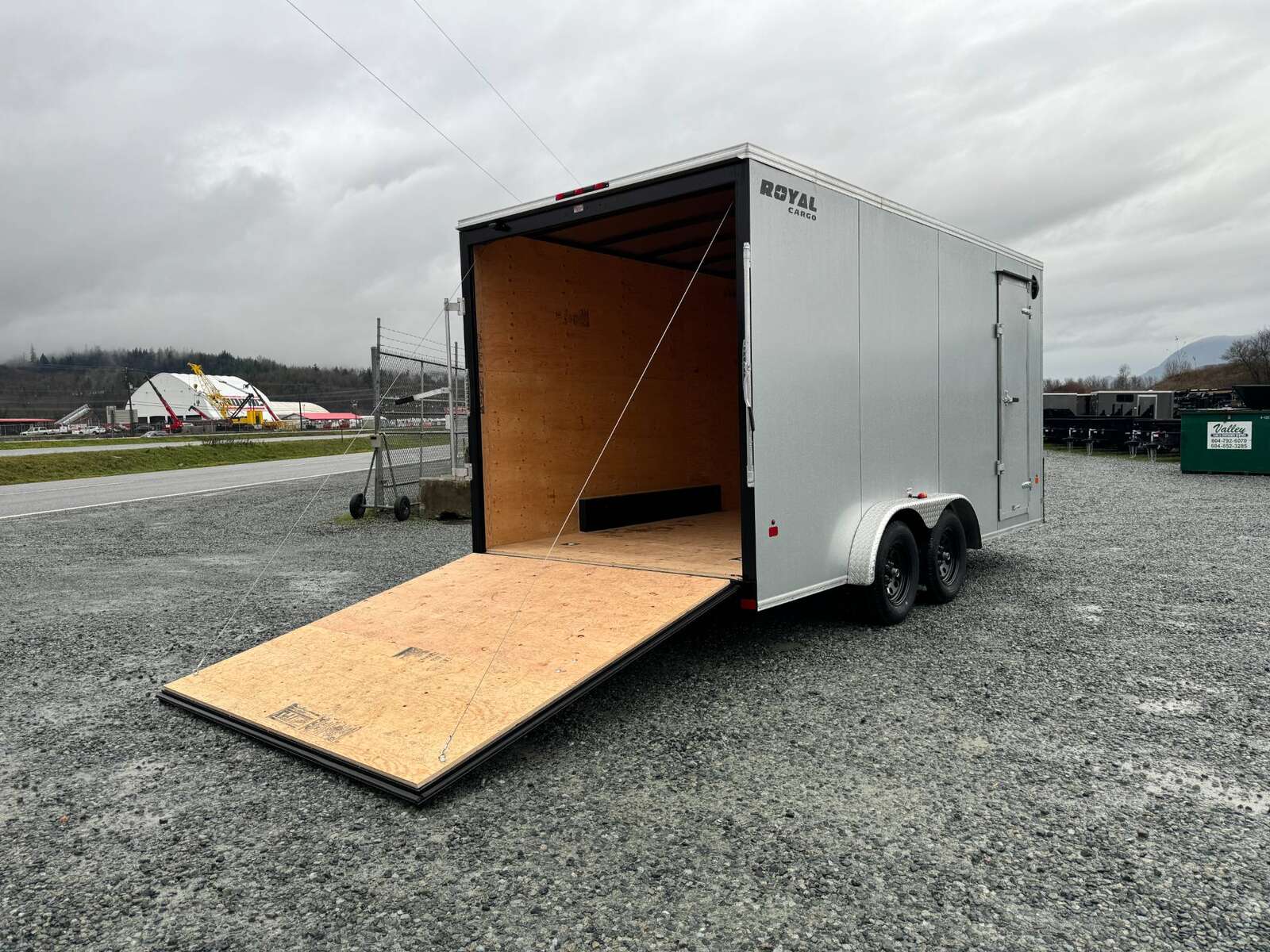 Photo of 2025 Royal Cargo 7.5X16 V-NOSE RAMP DOOR EXTRA HEIGHT Cargo / Enclosed Trailer Silver 7700lb GVW