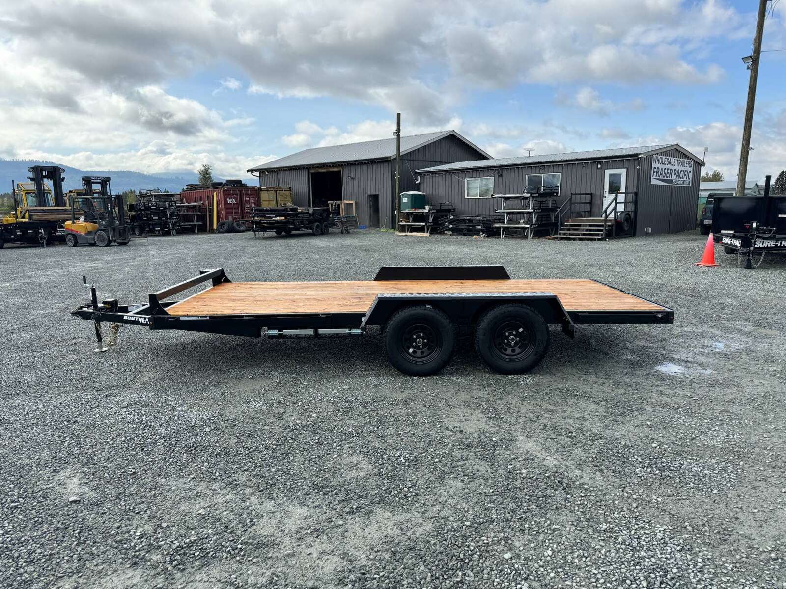 Photo of 2025 Southland 7x16 Flat Deck Car Hauler Trailer 8000lb GVW w/ Ramps