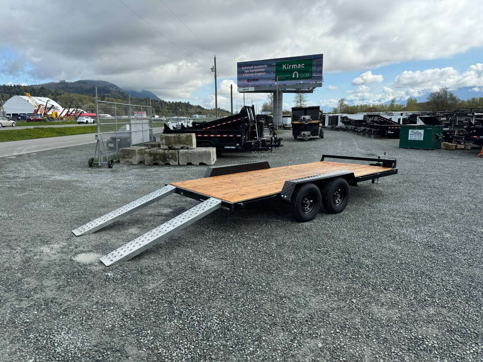 Photo of 2025 Southland 7x16 Flat Deck Car Hauler Trailer 8000lb GVW w/ Ramps