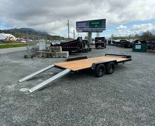 Thumbnail Photo of 2025 Southland 7x16 Flat Deck Car Hauler Trailer 8000lb GVW w/ Ramps