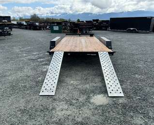 Thumbnail Photo of 2025 Southland 7x16 Flat Deck Car Hauler Trailer 8000lb GVW w/ Ramps