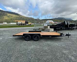 Thumbnail Photo of 2025 Southland 7x16 Flat Deck Car Hauler Trailer 8000lb GVW w/ Ramps