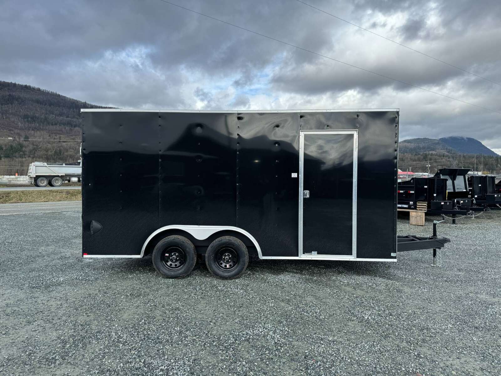 Photo of 2025 Mirage XE 8.5x16 V Nose Extra Height Cargo / Enclosed Trailer Ramp Door Black 7000lb GVW