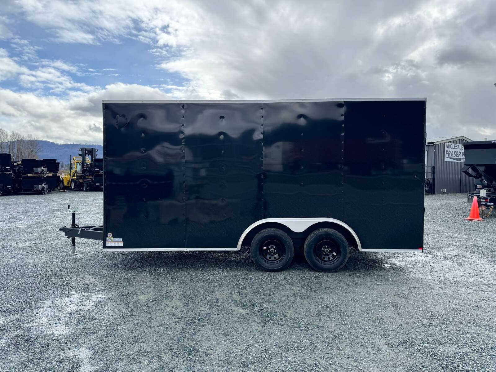 Photo of 2025 Mirage XE 8.5x16 V Nose Extra Height Cargo / Enclosed Trailer Ramp Door Black 7000lb GVW