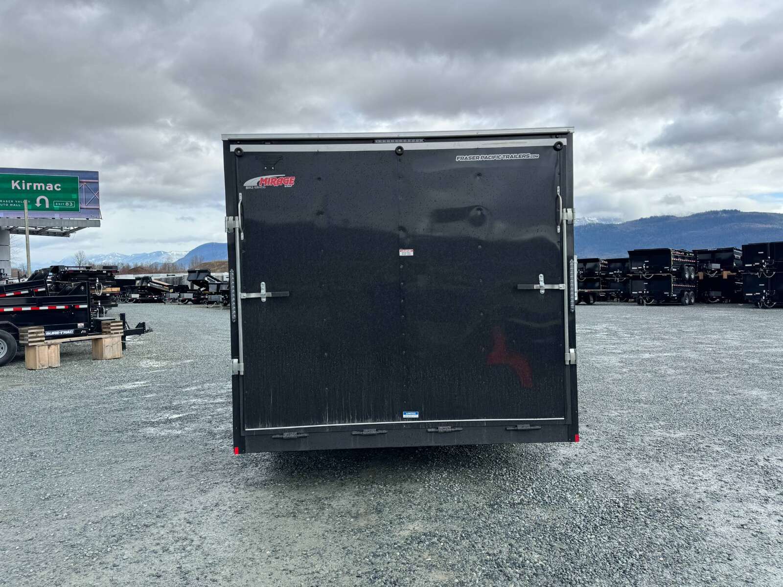 Photo of 2025 Mirage XE 8.5x16 V Nose Extra Height Cargo / Enclosed Trailer Ramp Door Black 7000lb GVW