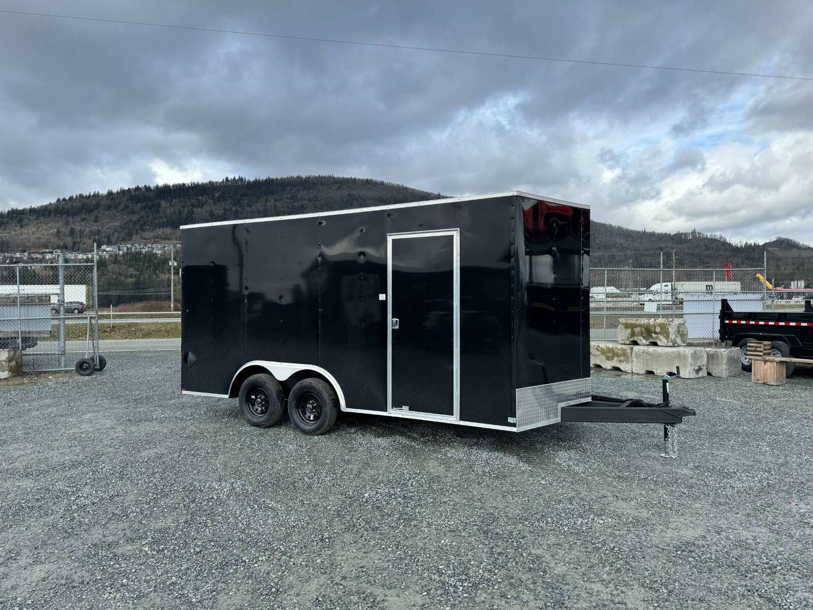 Photo of 2025 Mirage XE 8.5x16 V Nose Extra Height Cargo / Enclosed Trailer Ramp Door Black 7000lb GVW