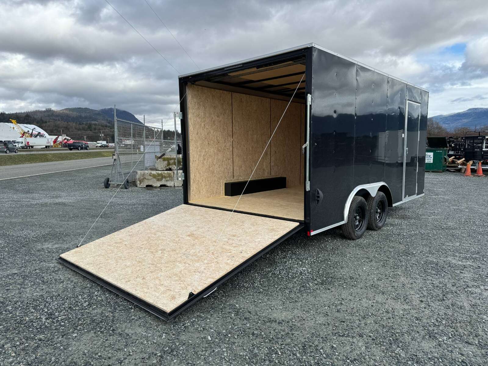 Photo of 2025 Mirage XE 8.5x16 V Nose Extra Height Cargo / Enclosed Trailer Ramp Door Black 7000lb GVW