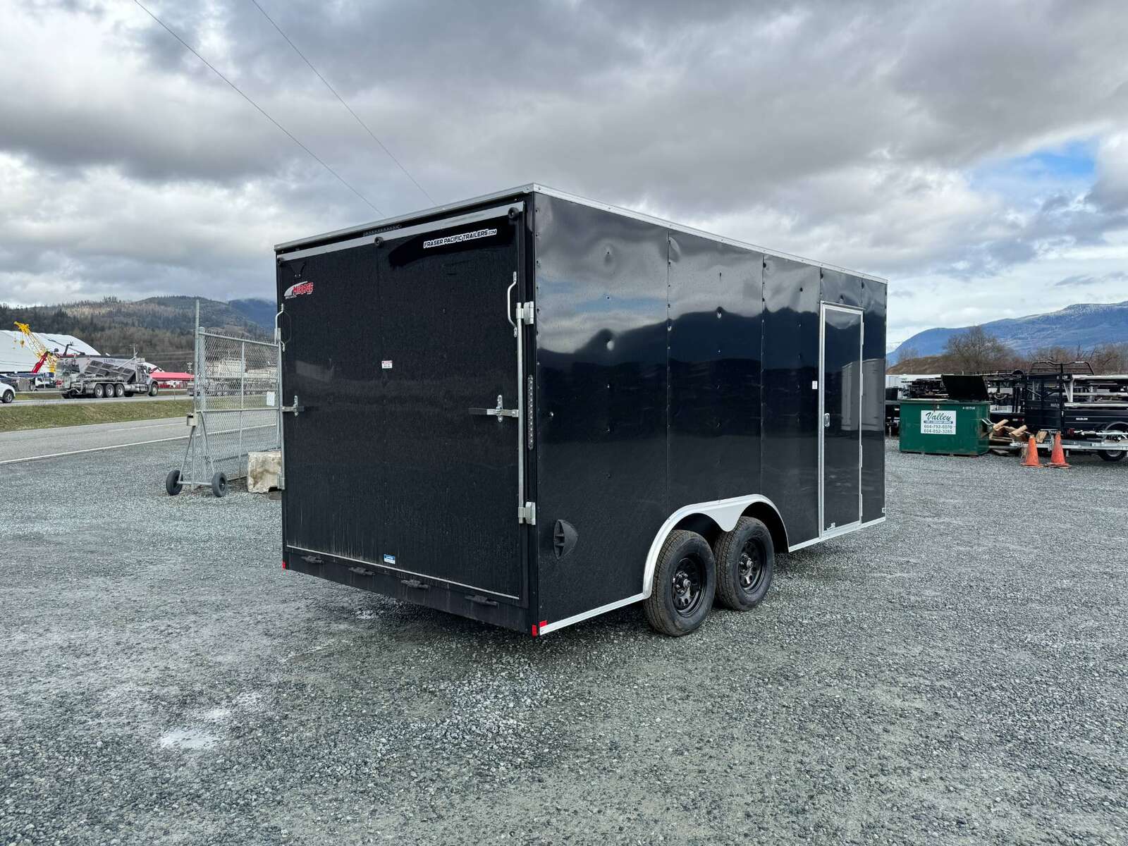 Photo of 2025 Mirage XE 8.5x16 V Nose Extra Height Cargo / Enclosed Trailer Ramp Door Black 7000lb GVW