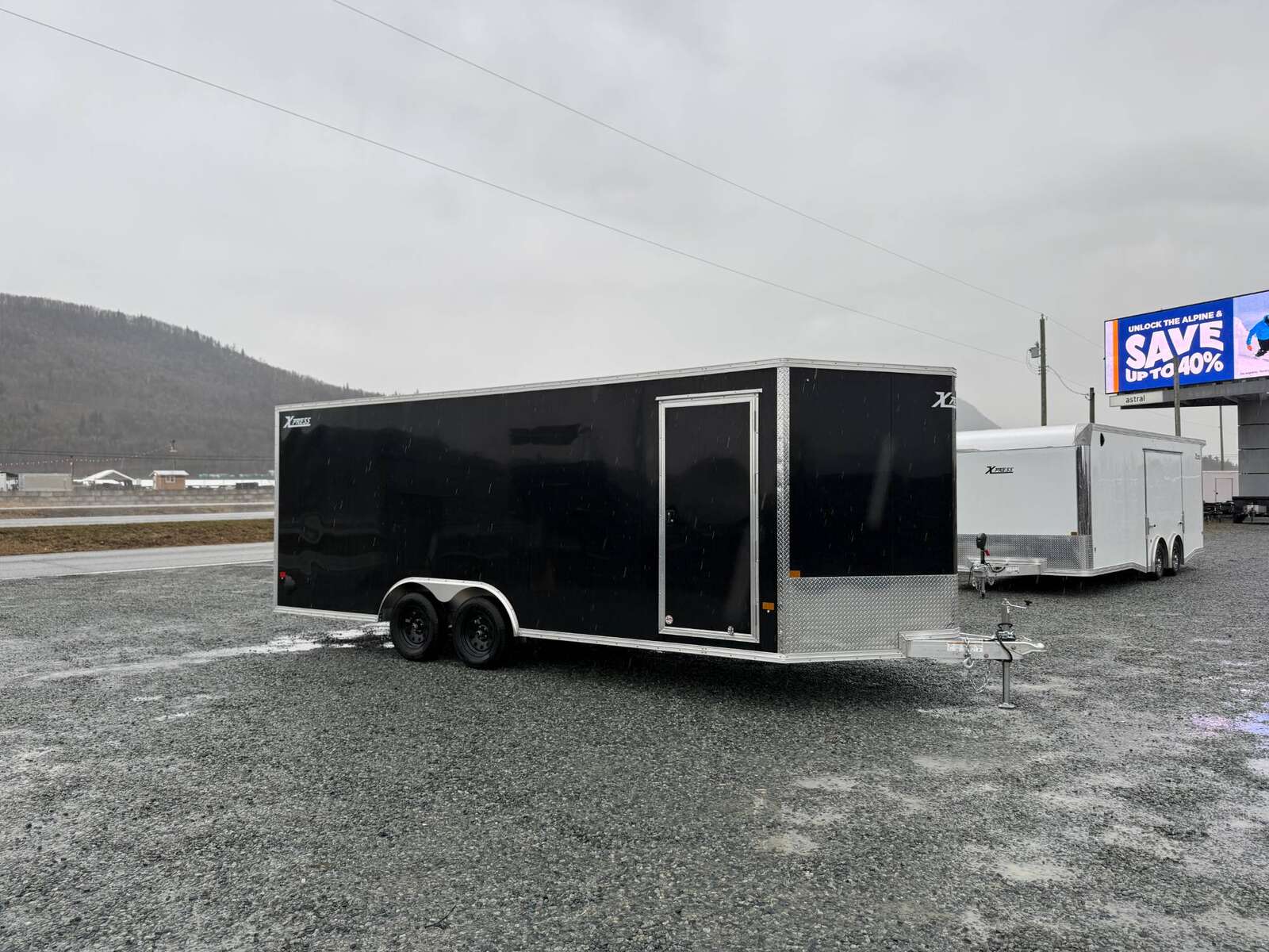 Photo of 2025 Alcom XLT Pro 8.5x20 Car Hauler Enclosed Cargo Trailer w/ Side escape door 7000lb GVW Black