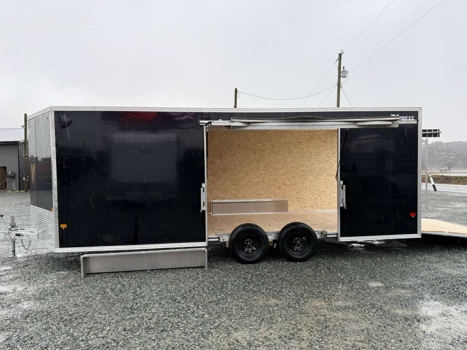 Photo of 2025 Alcom XLT Pro 8.5x20 Car Hauler Enclosed Cargo Trailer w/ Side escape door 7000lb GVW Black