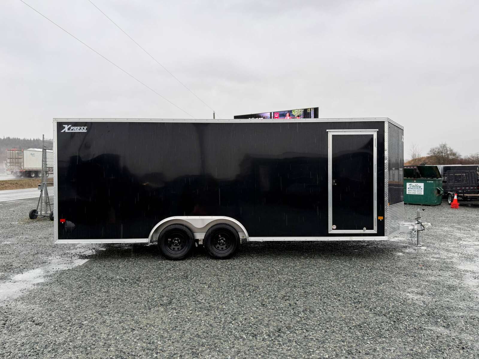 Photo of 2025 Alcom XLT Pro 8.5x20 Car Hauler Enclosed Cargo Trailer w/ Side escape door 7000lb GVW Black