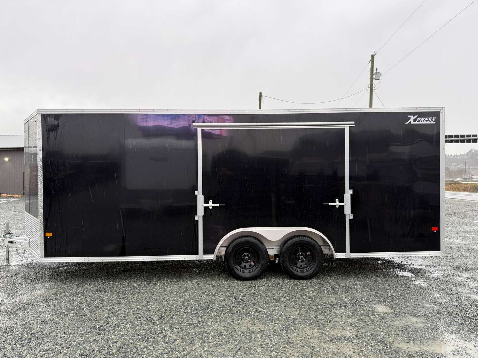 Photo of 2025 Alcom XLT Pro 8.5x20 Car Hauler Enclosed Cargo Trailer w/ Side escape door 7000lb GVW Black