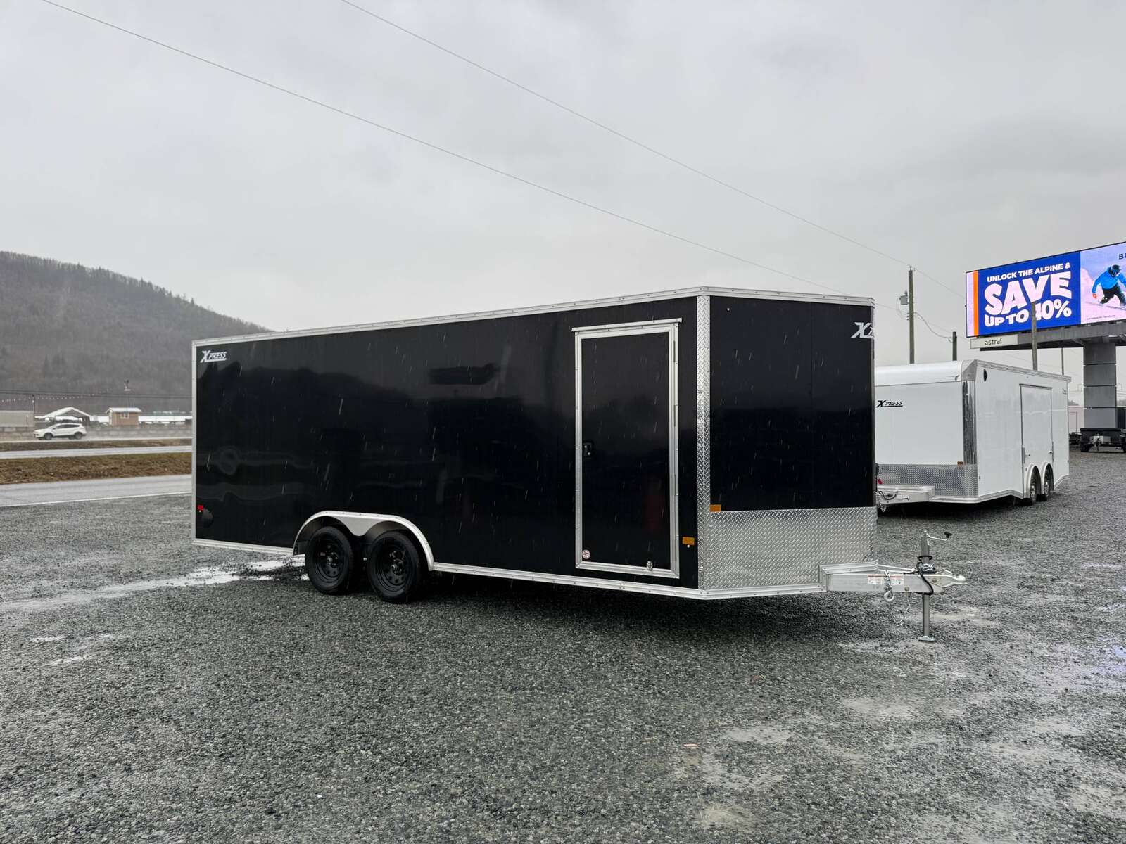 Photo of 2025 Alcom XLT Pro 8.5x20 Car Hauler Enclosed Cargo Trailer w/ Side escape door 7000lb GVW Black