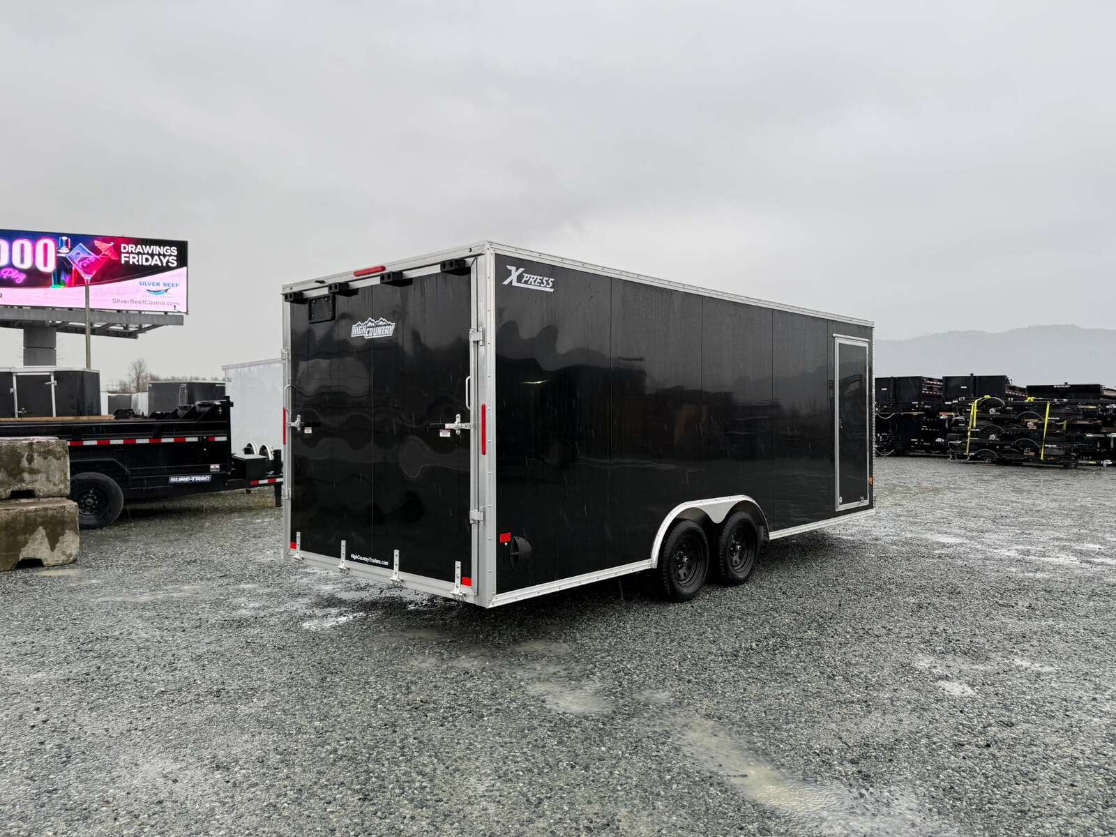 Photo of 2025 Alcom XLT Pro 8.5x20 Car Hauler Enclosed Cargo Trailer w/ Side escape door 7000lb GVW Black