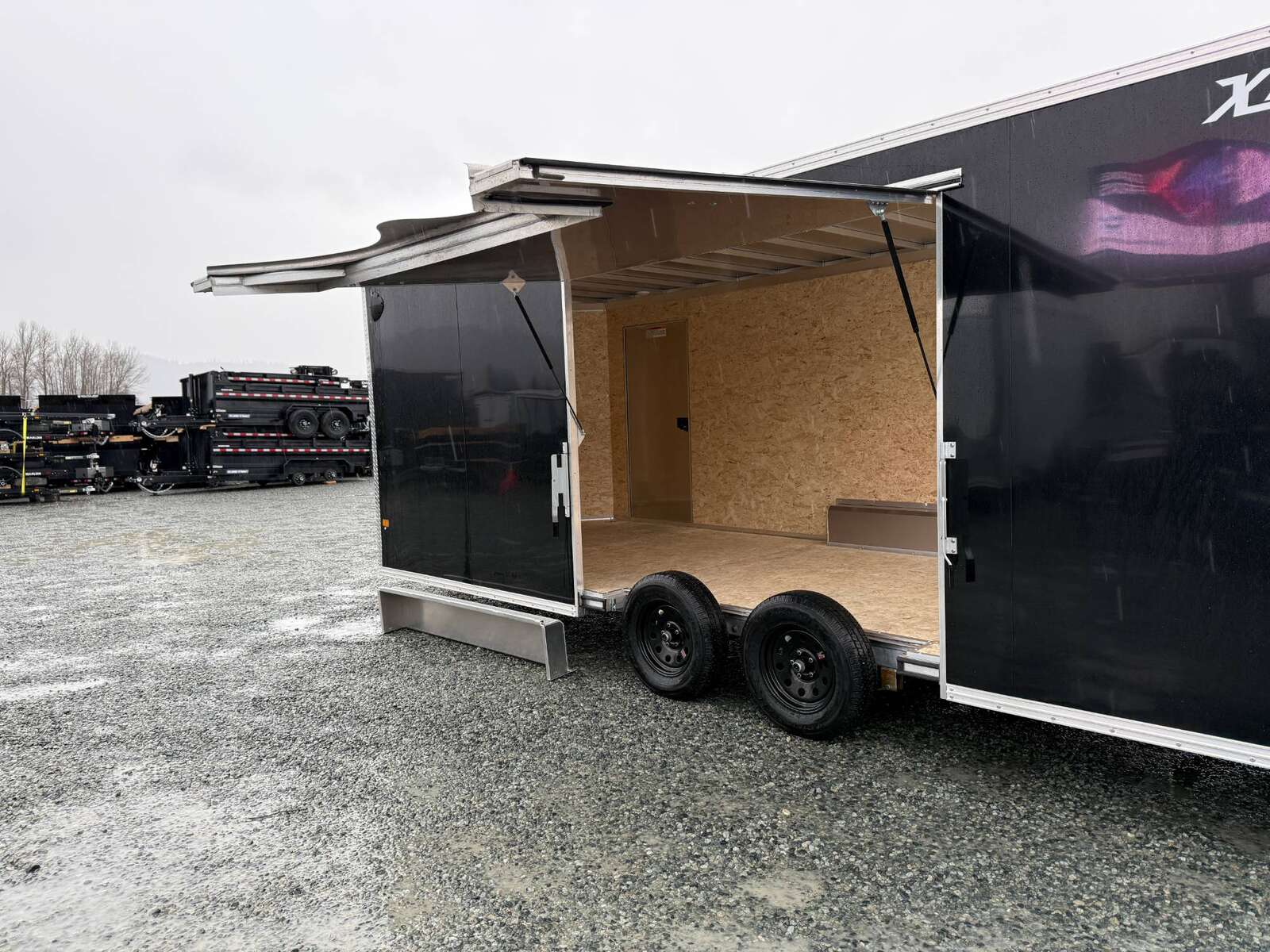 Photo of 2025 Alcom XLT Pro 8.5x20 Car Hauler Enclosed Cargo Trailer w/ Side escape door 7000lb GVW Black
