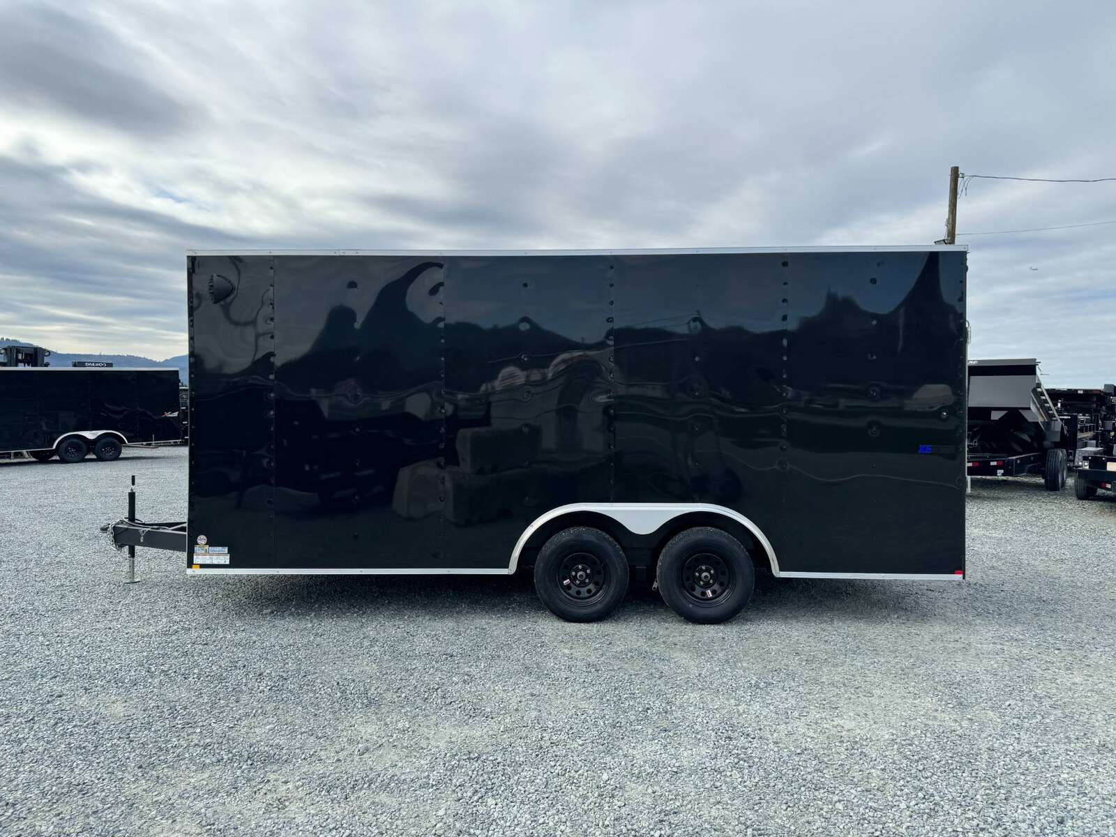 Photo of 2025 Mirage XE 8.5x18 Cargo Enclosed Trailer Ramp Door Extra Height Black 7000lb GVW
