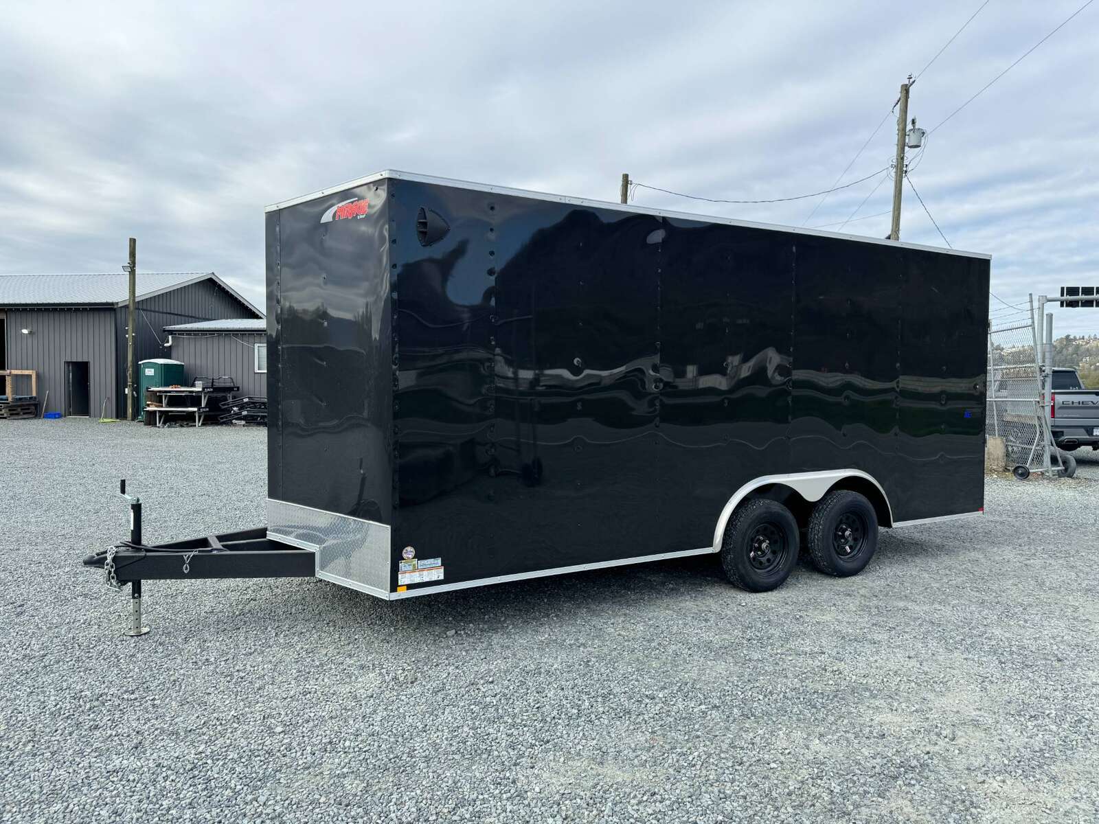 Photo of 2025 Mirage XE 8.5x18 Cargo Enclosed Trailer Ramp Door Extra Height Black 7000lb GVW