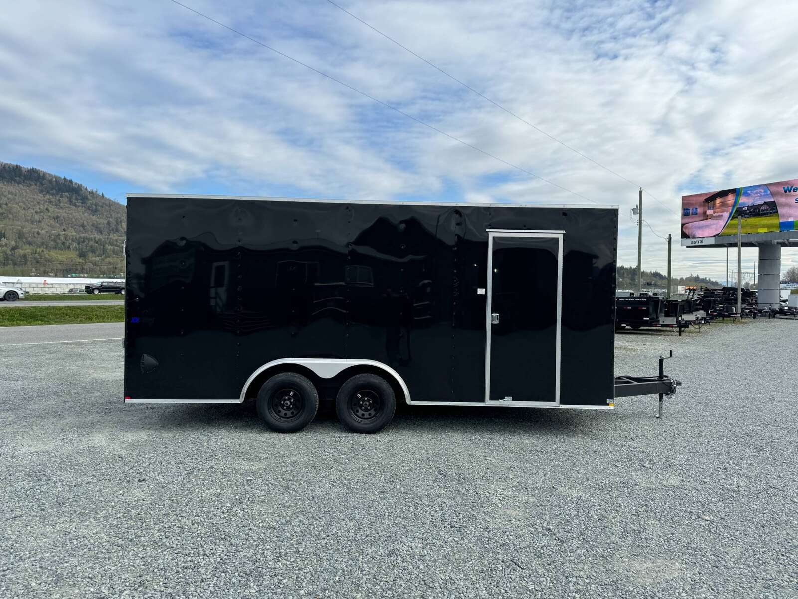 Photo of 2025 Mirage XE 8.5x18 Cargo Enclosed Trailer Ramp Door Extra Height Black 7000lb GVW