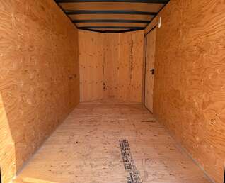 Thumbnail Photo of 2027 Royal Cargo 6x12 V Nose Cargo / Enclosed Trailer Ramp Door Gloss Black Tandem Axle 7700lb GVW