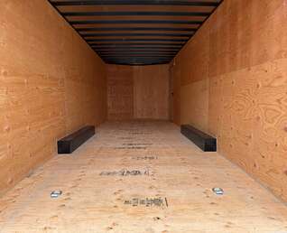Thumbnail Photo of 2026 Royal Cargo 8.5x24 V Nose Car Hauler Cargo / Enclosed Trailer 11,400lb GVW Satin Black Ramp Door Extra Height