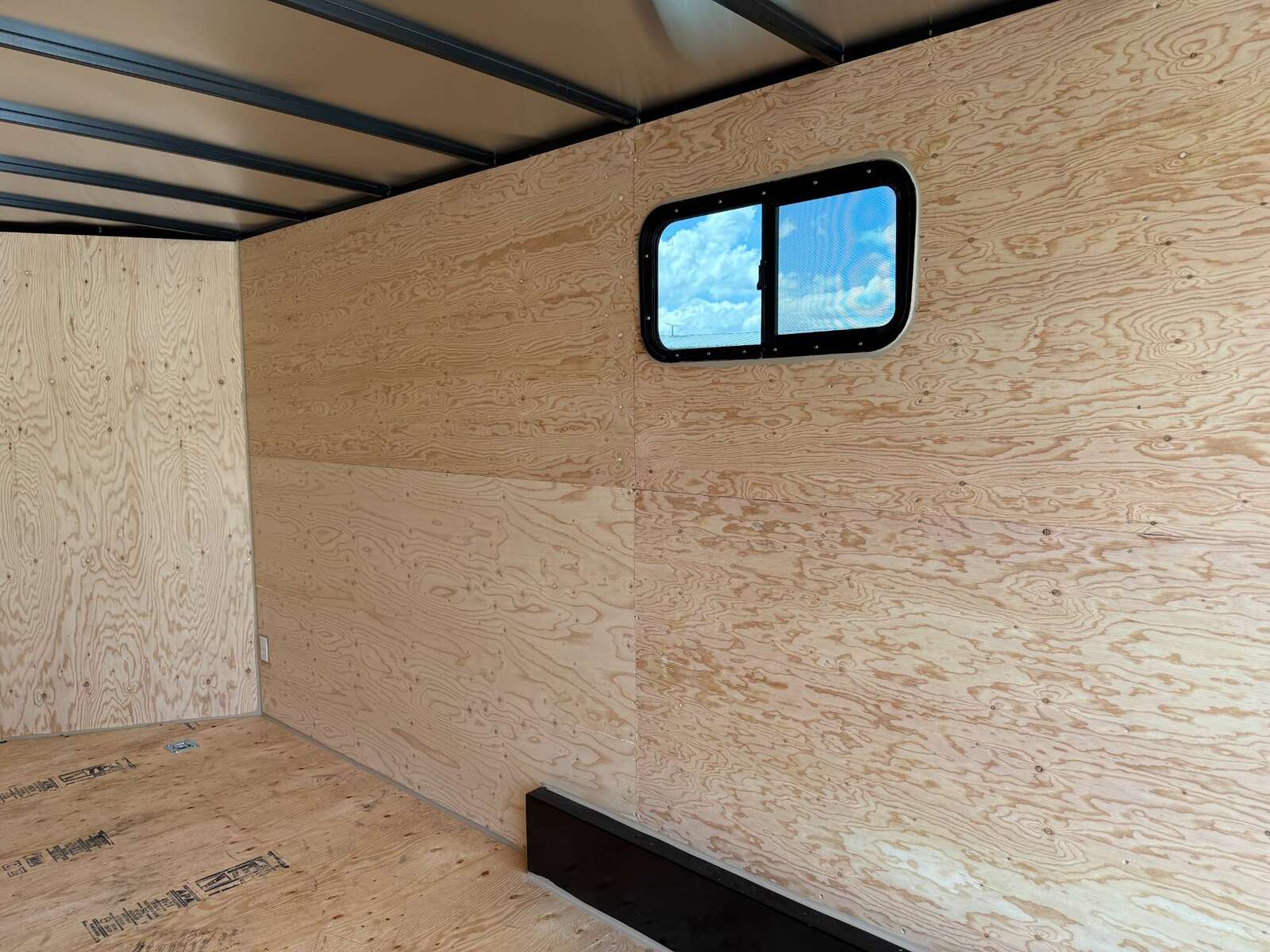 Photo of 2026 Royal 7.5X16 Cargo / Enclosed Trailer Camping Package w/ Window & Power Port RAMP DOOR EXTRA HEIGHT Black 7700lb GVW