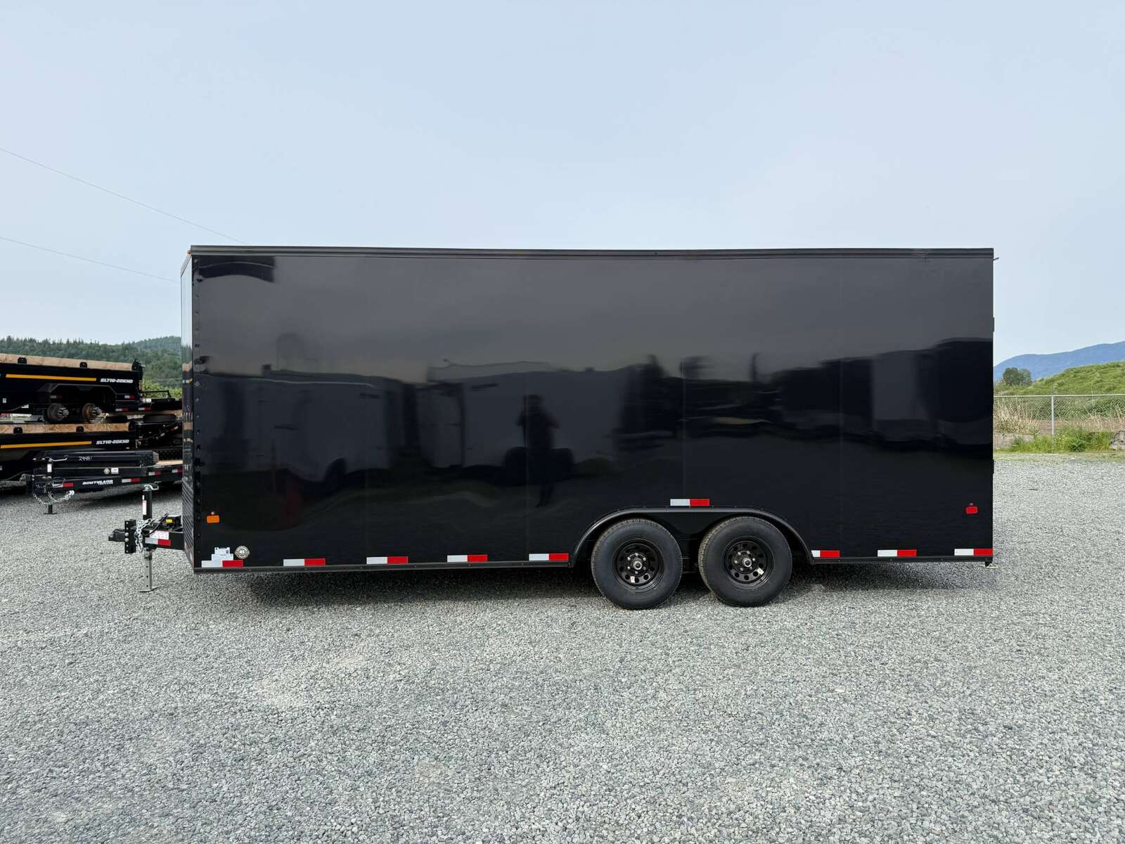 Photo of 2026 Royal Cargo BLACKOUT Package 8.5x20 +V Nose 11,400lb Cargo / Enclosed Trailer Car Hauler Extra Height Ramp Door Gloss Black